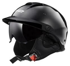 LS2 Rebellion Helmet -Motorcycle Equipment Store ls2 rebellion helmet black chrome