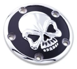Milwaukee Twins Skull Points Cover For Harley Twin Cam 1999-2017