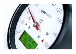 Motogadget Motoscope Classic Speedometer -Motorcycle Equipment Store motogadget motoscope classic speedometer black bezel 1