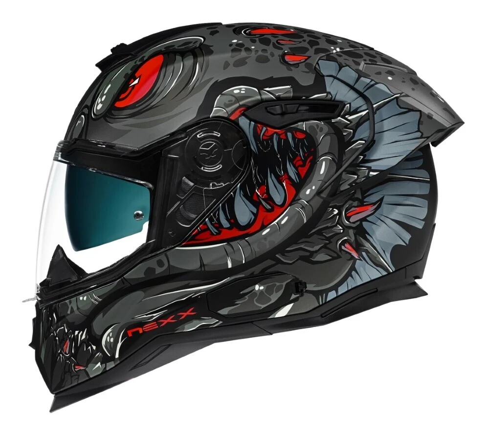 Nexx SX100R Abisal Helmet Matte Black/Red / 2XL [Demo - Good]