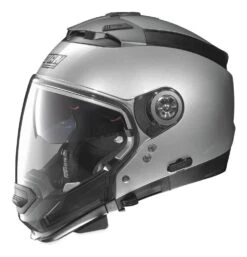Nolan N44 EVO Helmet -Motorcycle Equipment Store nolan helmets n44 evo solid helmet platinum silver