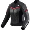 REV'IT! Median Women's Jacket 1 REV'IT! Median Women's Jacket -Motorcycle Equipment Store revit median womens jacket black pink