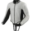 REV'IT! Trackmaster H2O Rain Jacket -Motorcycle Equipment Store revit trackmaster h2 o rain jacket clear black
