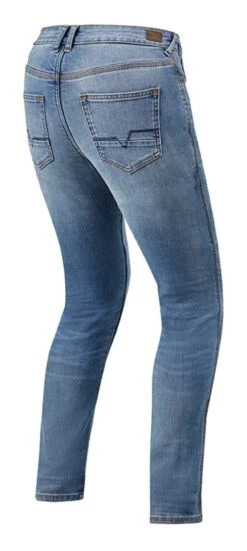 REV'IT! Victoria Women's Jeans -Motorcycle Equipment Store revit victoria womens jeans medium blue 1
