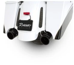 Rinehart Exhaust 4" Classic End Caps Single / Black [Open Box] Single / Black [Open Box] -Motorcycle Equipment Store rinehart exhaust4 classic end caps single black open box single black open box black 3