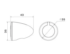 Rizoma Iride Turn Signal 13 Rizoma Iride Turn Signal -Motorcycle Equipment Store rizoma iride turn signal 5