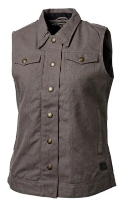Roland Sands Hayden Women's Vest 8 Roland Sands Hayden Women's Vest -Motorcycle Equipment Store roland sands hayden womens vest grey