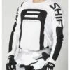 Shift Black Label G.I. Fro New Jersey -Motorcycle Equipment Store shift lbl gi fro jersey new wht blk white black