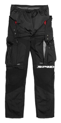 Spidi Allroad H2Out Pants -Motorcycle Equipment Store spidi all road pants black ice s black 2