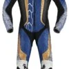 Spidi Supersonic Pro Perforated Race Suit -Motorcycle Equipment Store spidi supersonic perf pro racesuit black blue gold46