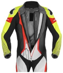 Spidi Supersonic Pro Perforated Race Suit -Motorcycle Equipment Store spidi supersonic perf pro racesuit black blue gold46 3