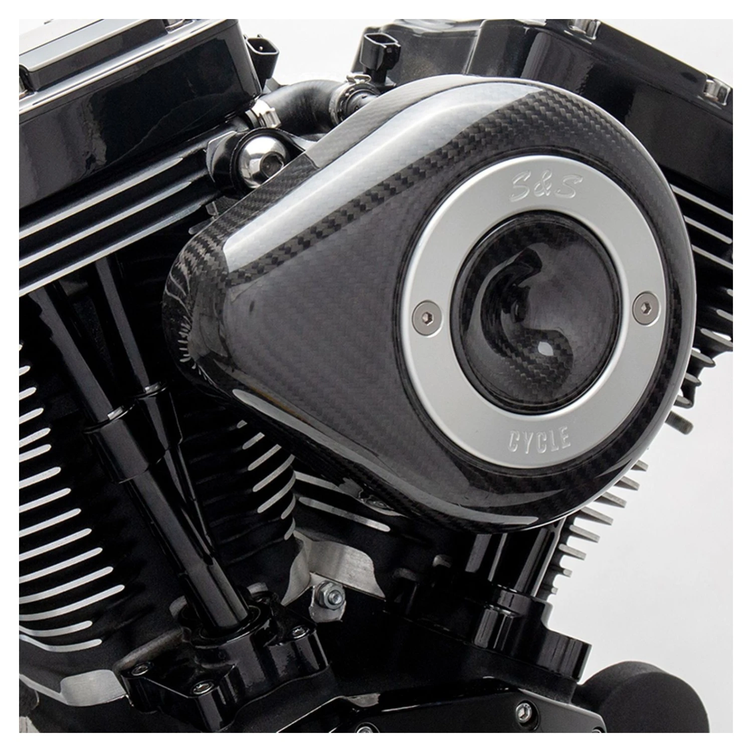 S&S Cycle Teardrop Stealth Air Cleaner Cover - Image 2