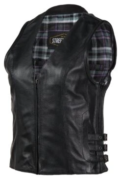 Street & Steel Nightstar Women's Leather Vest