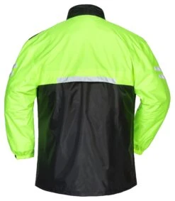 Tour Master Shield Two Piece Rain Suit -Motorcycle Equipment Store tour master shield2 pc rainsuit black hi viz 1
